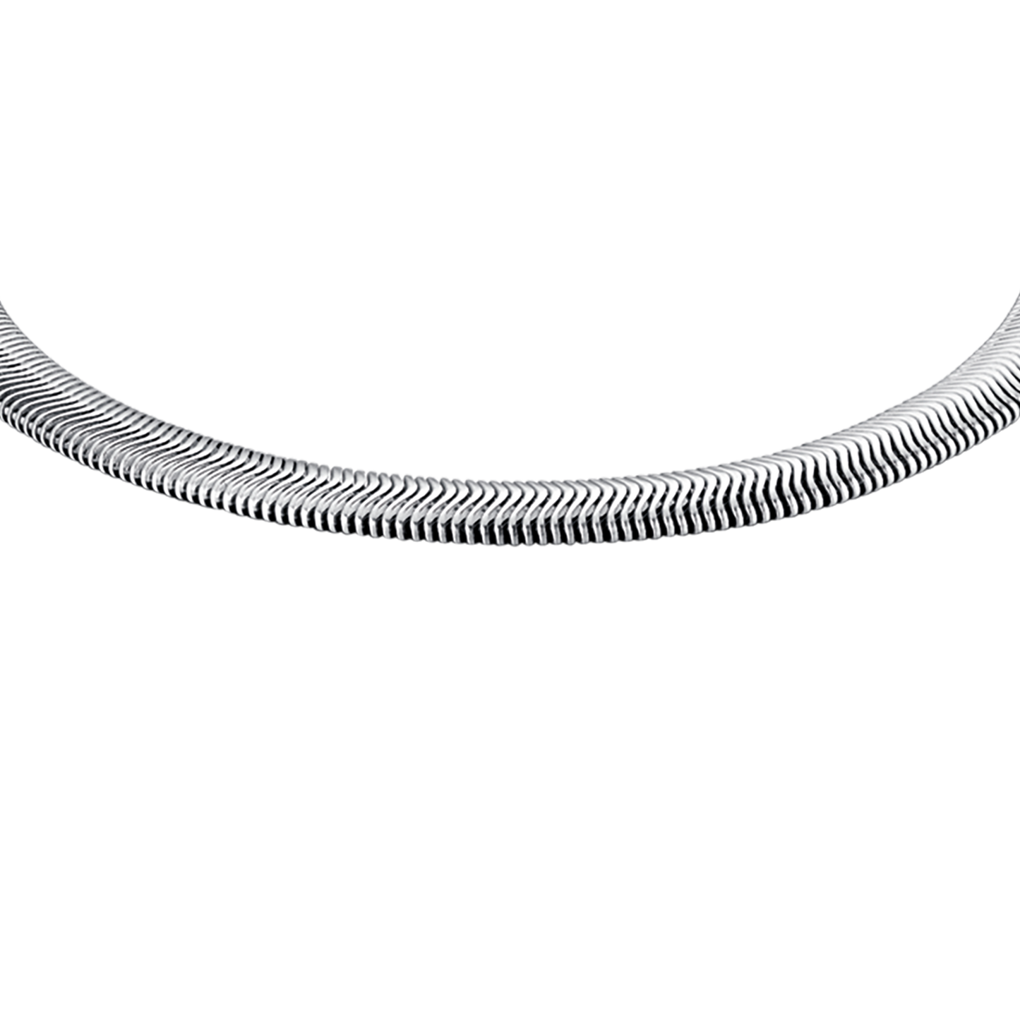 HERREN-STAHLARMBAND MIT FEINEM NETZ