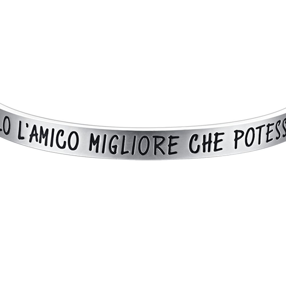 STAHLARMBAND FÜR MÄNNER BRUDER DER BESTE FREUND, DEN MAN HABEN KANN