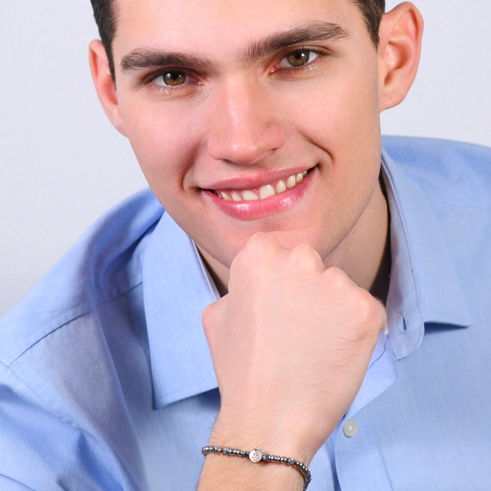 STAHLANKER IP ROSEGOLD ARMBAND