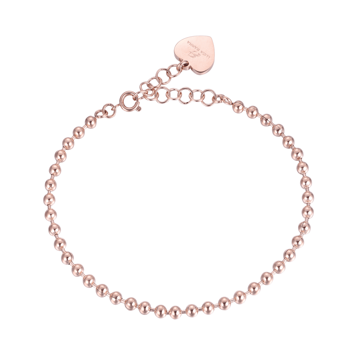 KUGELGESTRAHLTES STAHLARMBAND FÜR FRAUEN