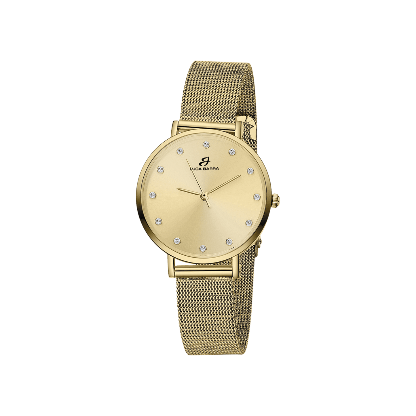 DAMENUHR MIT ROSA STAHLGEHÄUSE