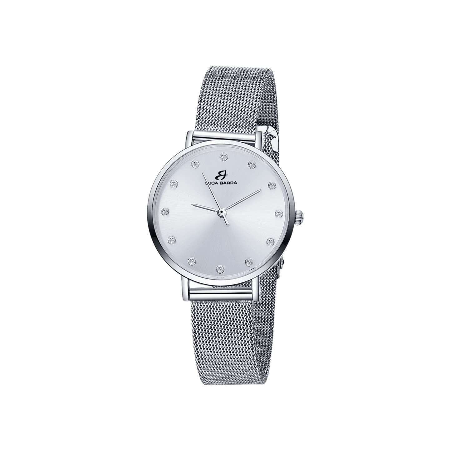 DAMENUHR MIT ROSA STAHLGEHÄUSE