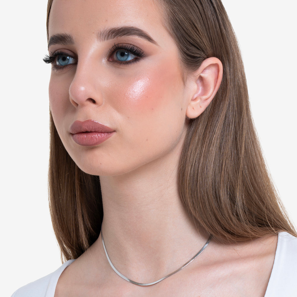 SCHLANGENHALSKETTE AUS STAHL