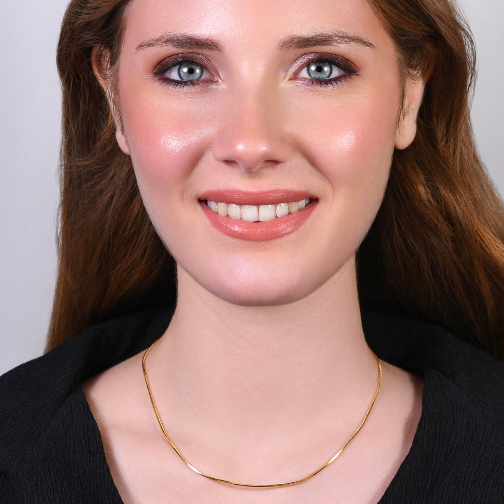 COLLANA DONNA IN ACCIAIO  IP GOLD