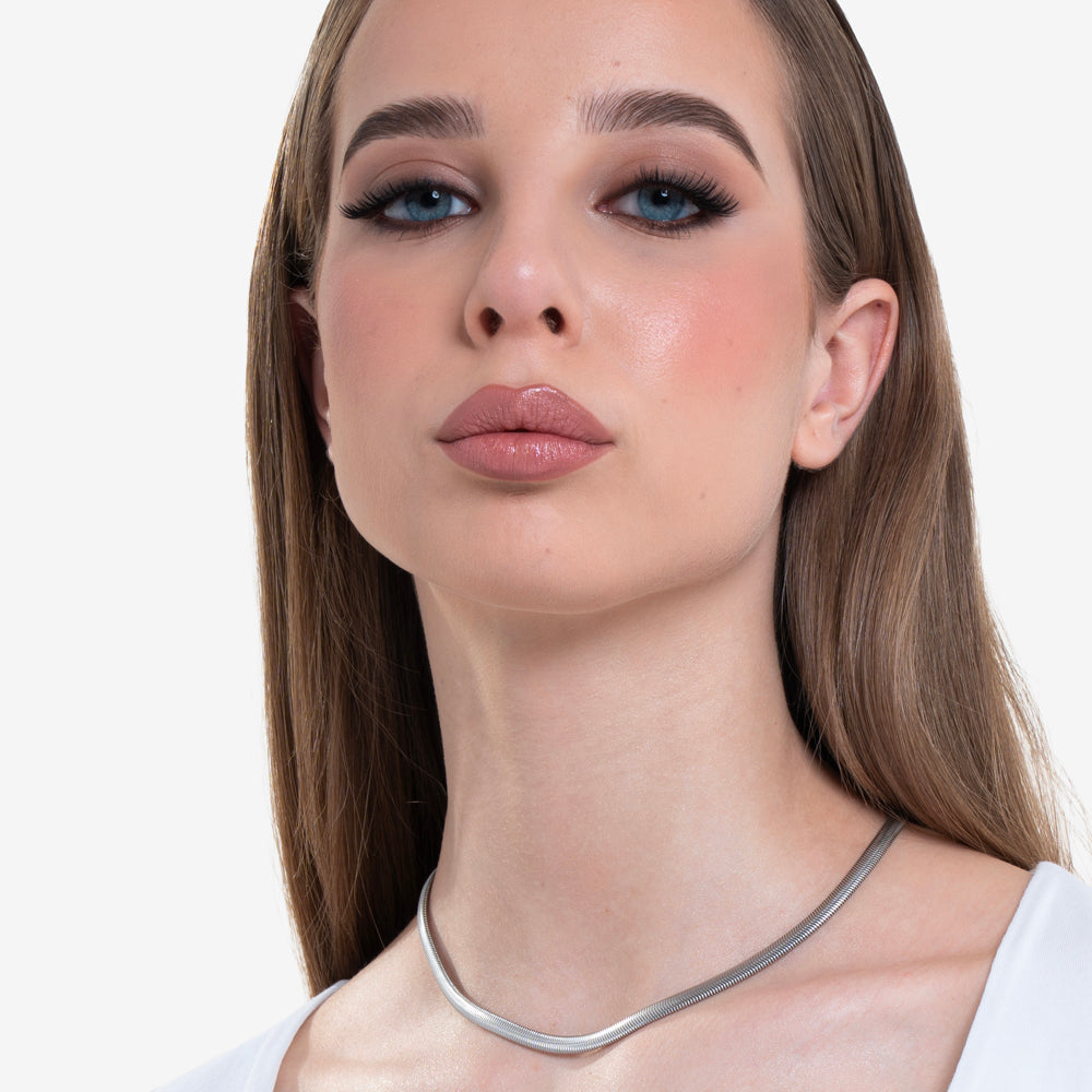 STAHL-HALSKETTE FÜR FRAUEN