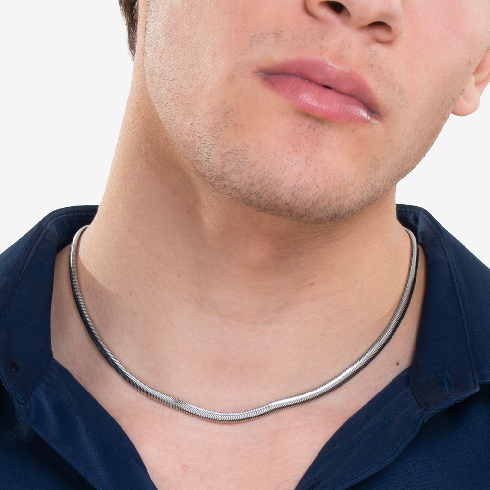 STAHL-HALSKETTE FÜR FRAUEN