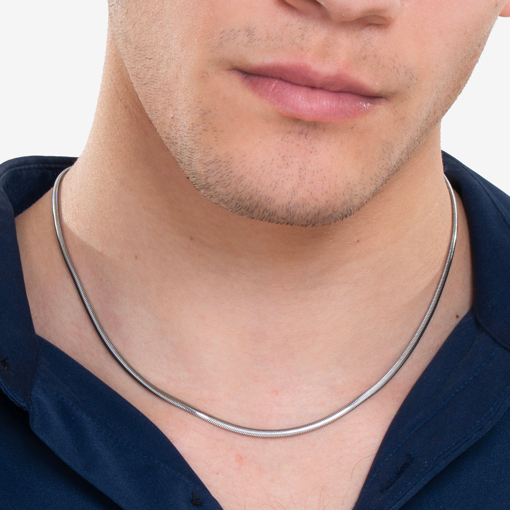 STAHL-HALSKETTE FÜR FRAUEN