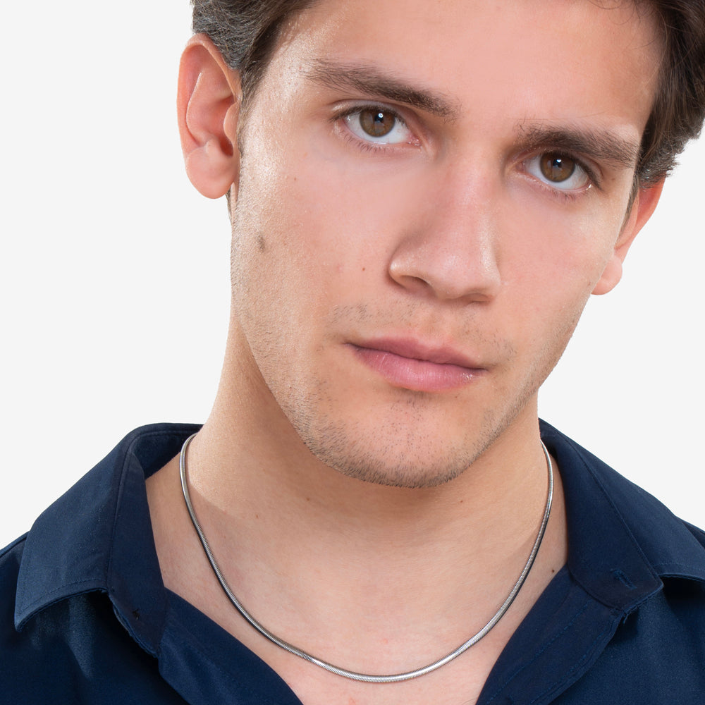 STAHL-HALSKETTE FÜR FRAUEN