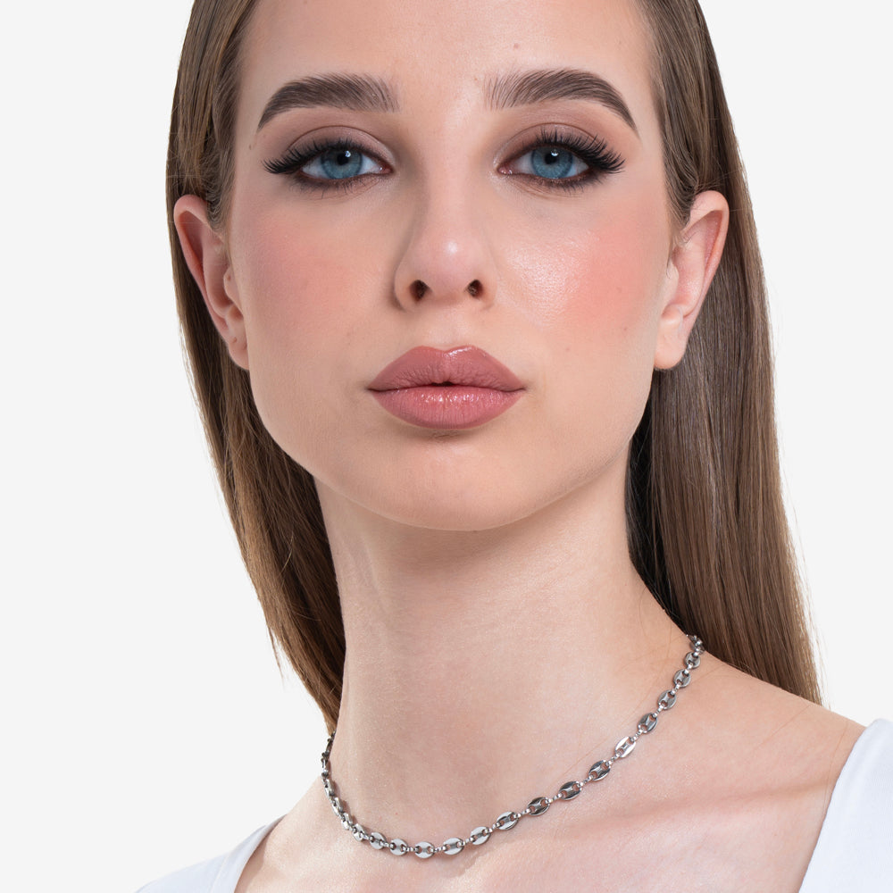 STAHL-HALSKETTE FÜR FRAUEN