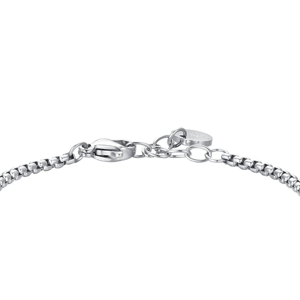 STAHL-BABYARMBAND GELBE STEINE