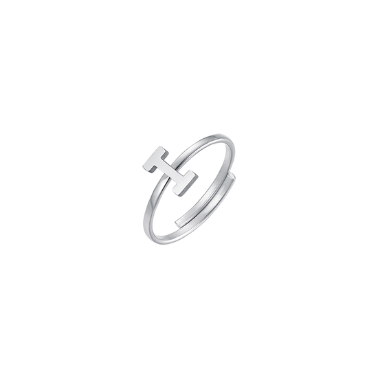 FRAU STAHLRING MIT BRIEF