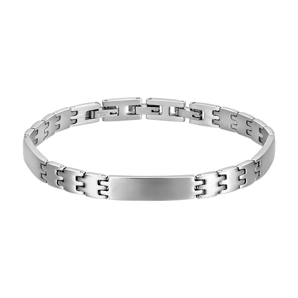 LARGE-SIZED STEEL MEN'S BRACELET Luca Barra