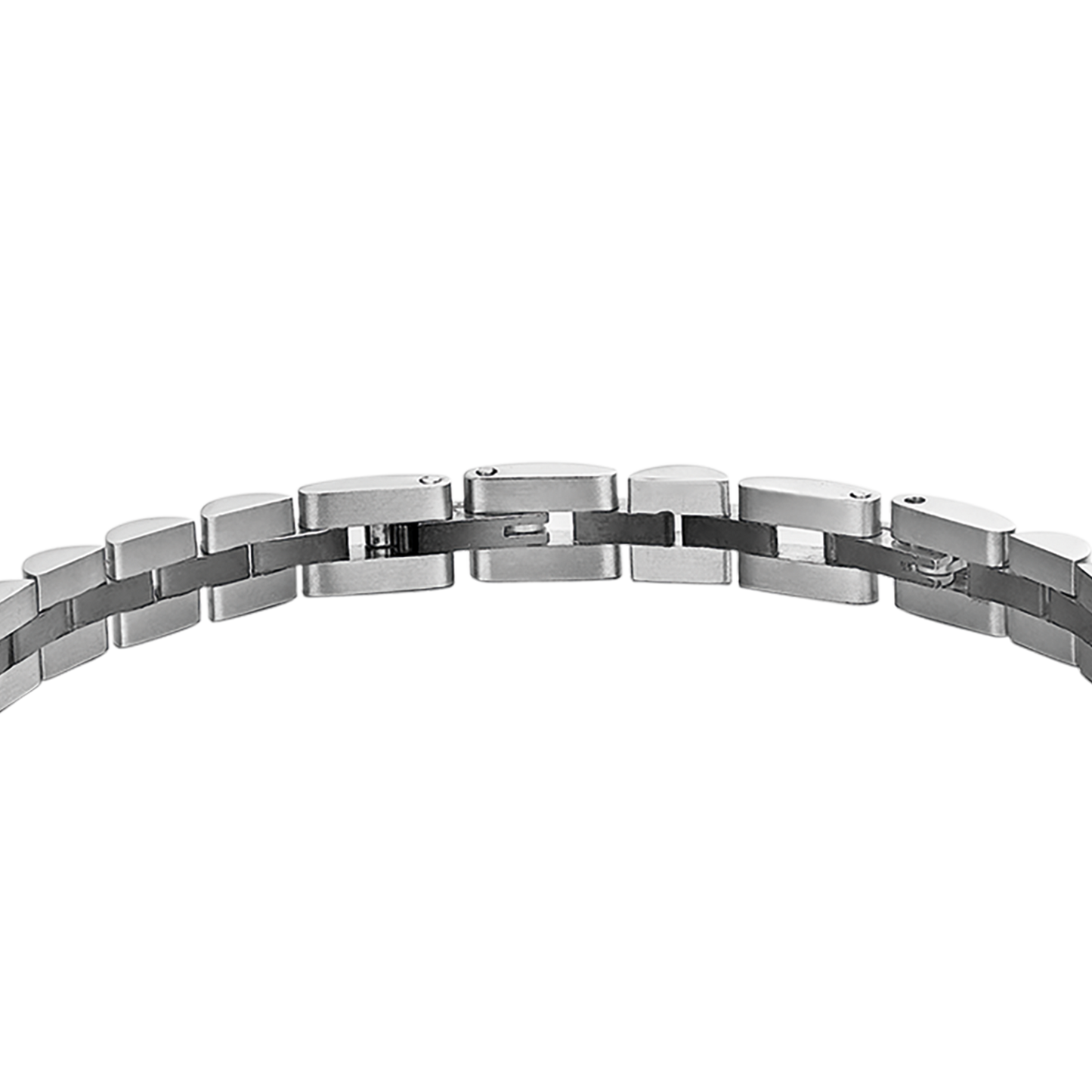 HERREN STAHL IP DETAIL ARMBAND SCHWARZ