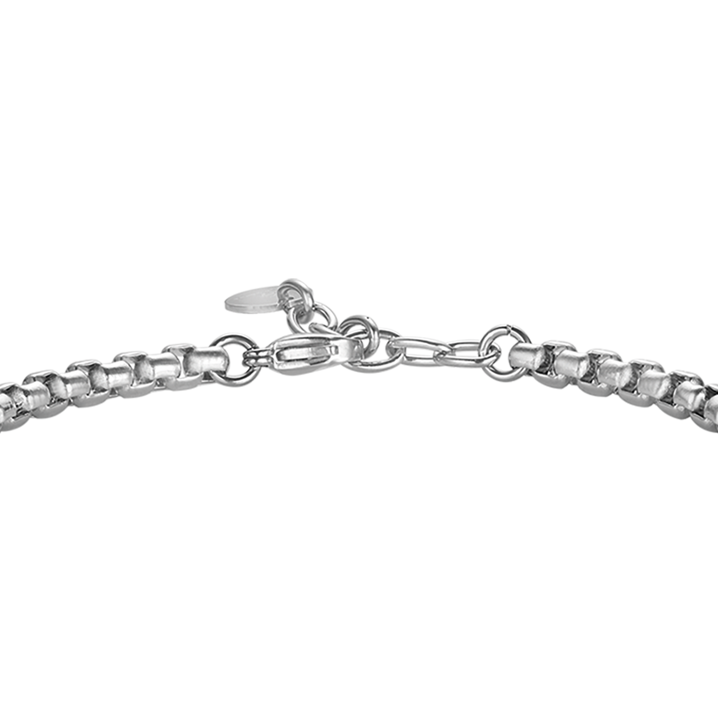 HERRENARMBAND AUS STAHL MIT PERSONALISIERBARER PLATTE