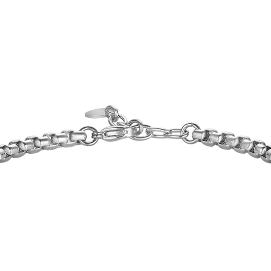 HERRENARMBAND AUS STAHL MIT PERSONALISIERBARER PLATTE