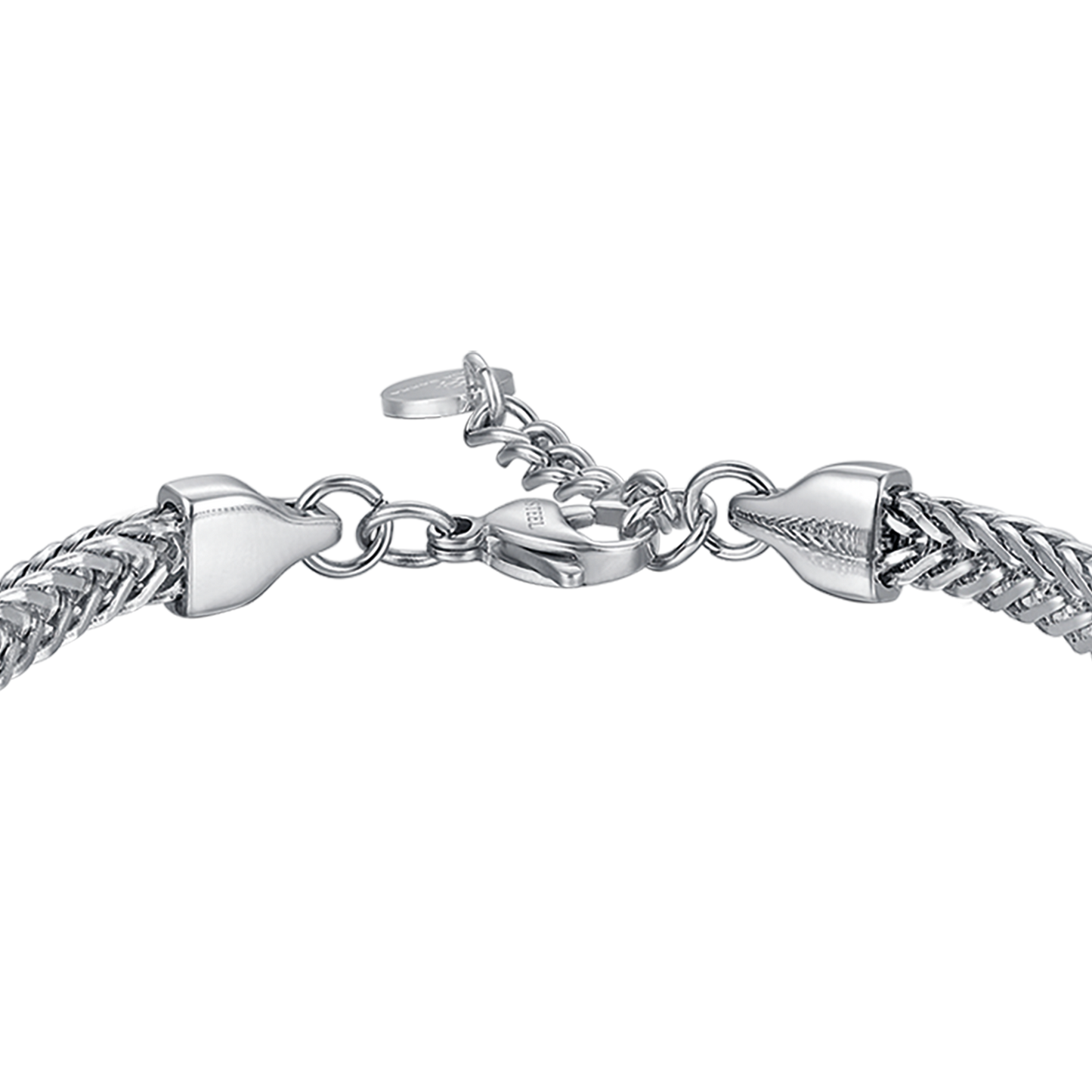 HERREN STAHL IP SCHWARZES STAHLBLECHARMBAND MIT ANKER