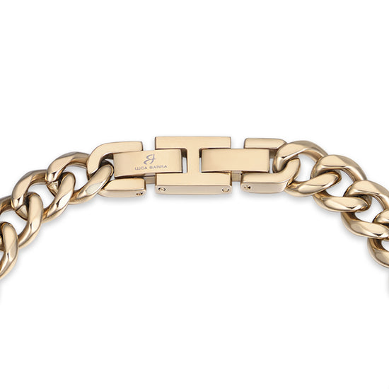 SILBERNES GLIEDERARMBAND AUS STAHL FÜR HERREN