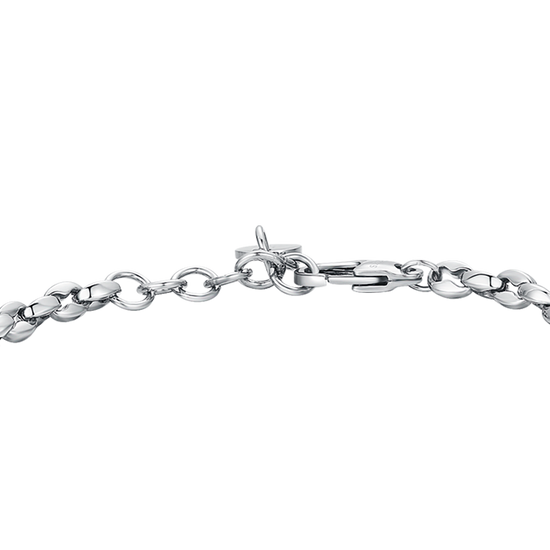 STAHLARMBAND FÜR HERREN MIT IP ROSE ANKER