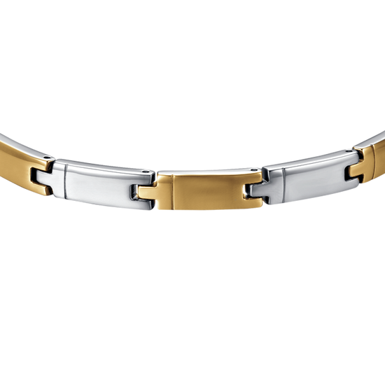 IP GOLD UND STAHL Herrenarmband Luca Barra