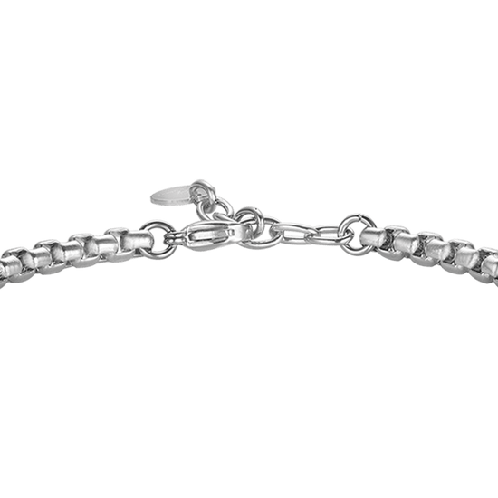 HERRENARMBAND AUS STAHL DANKE MAESTRO MIT PLATTE