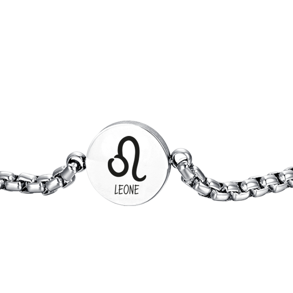 STAHL-HERREN-STERNZEICHEN-LEO-PLATTENARMBAND