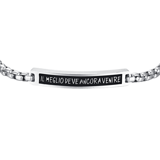 HERRENARMBAND AUS STAHLBLECH DAS BESTE KOMMT NOCH