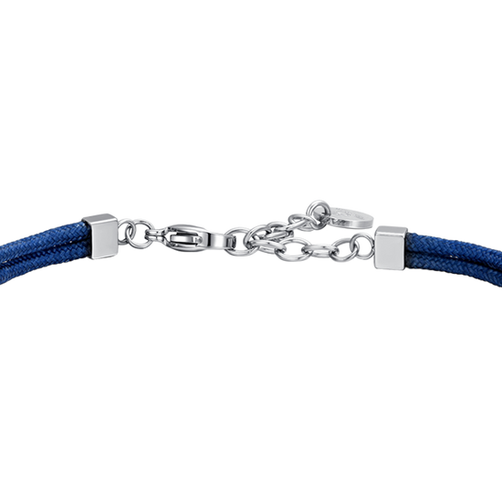 HERRENARMBAND MIT BLAUEM SEIL UND ANKER