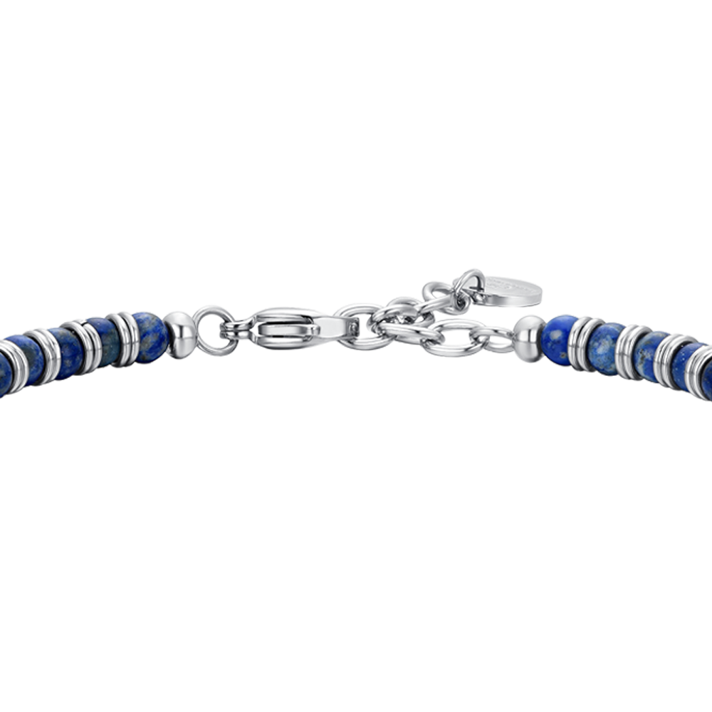 LAPIS STEIN UND STAHL HERRENARMBAND