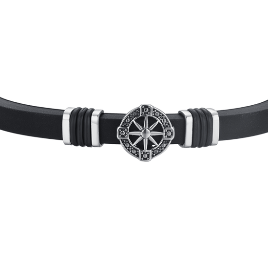 HERREN WINDROSE SILIKONARMBAND