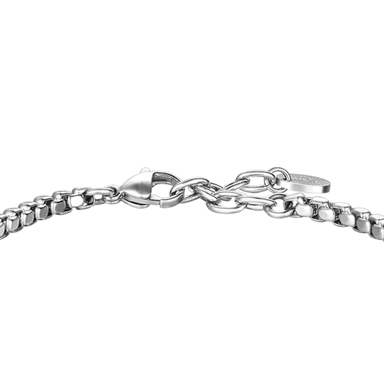 HERRENARMBAND AUS STAHL MIT KOMPASSROSE