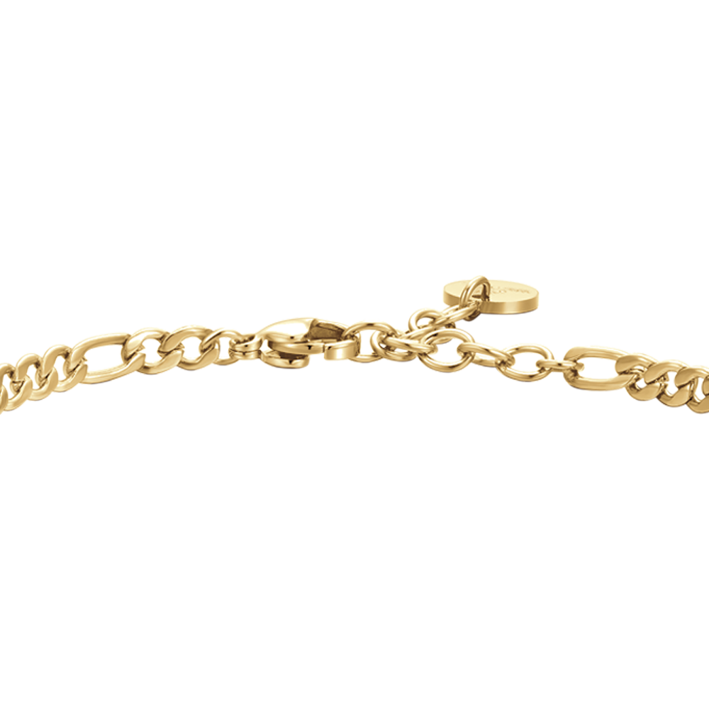 BRACCIALE UOMO IN ACCIAIO  IP GOLD
