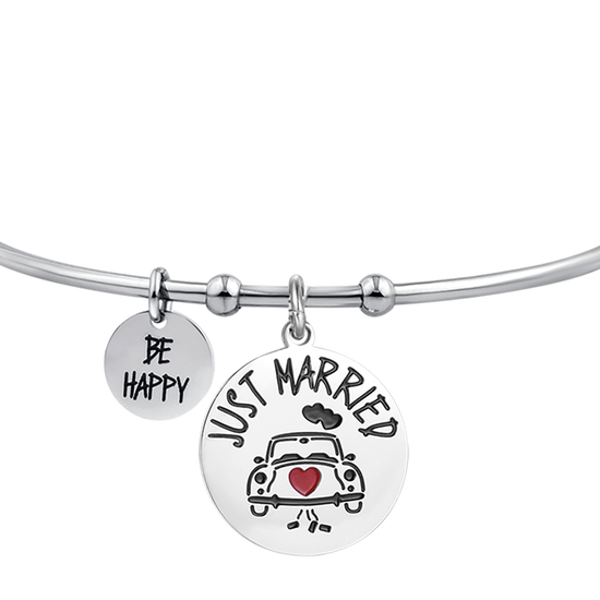 JUST MARRIED WOMAN'S STEEL BRACELET Luca Barra