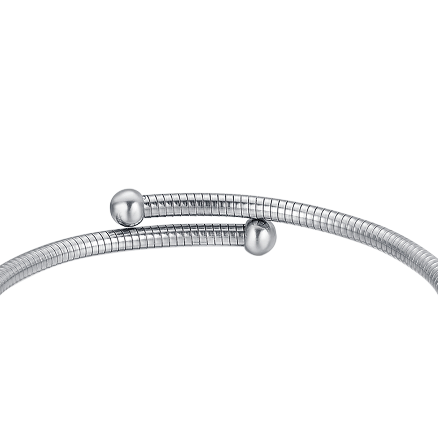 STAHLARMBAND MIT HAUS MIT WEISSEN KRISTALLEN UND STAHLHERZEN