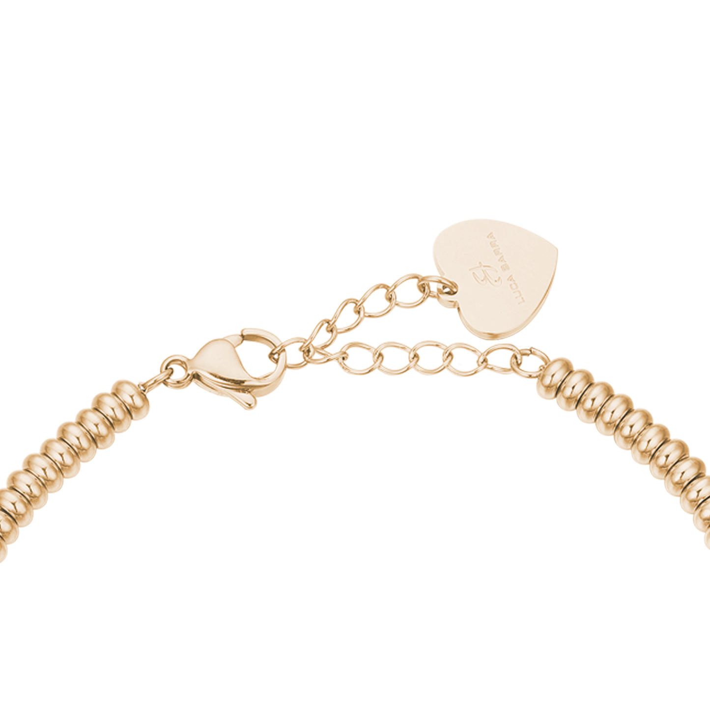 IP GOLD STAHL ARMBAND MIT WEISSEM KRISTALL SCHMETTERLING