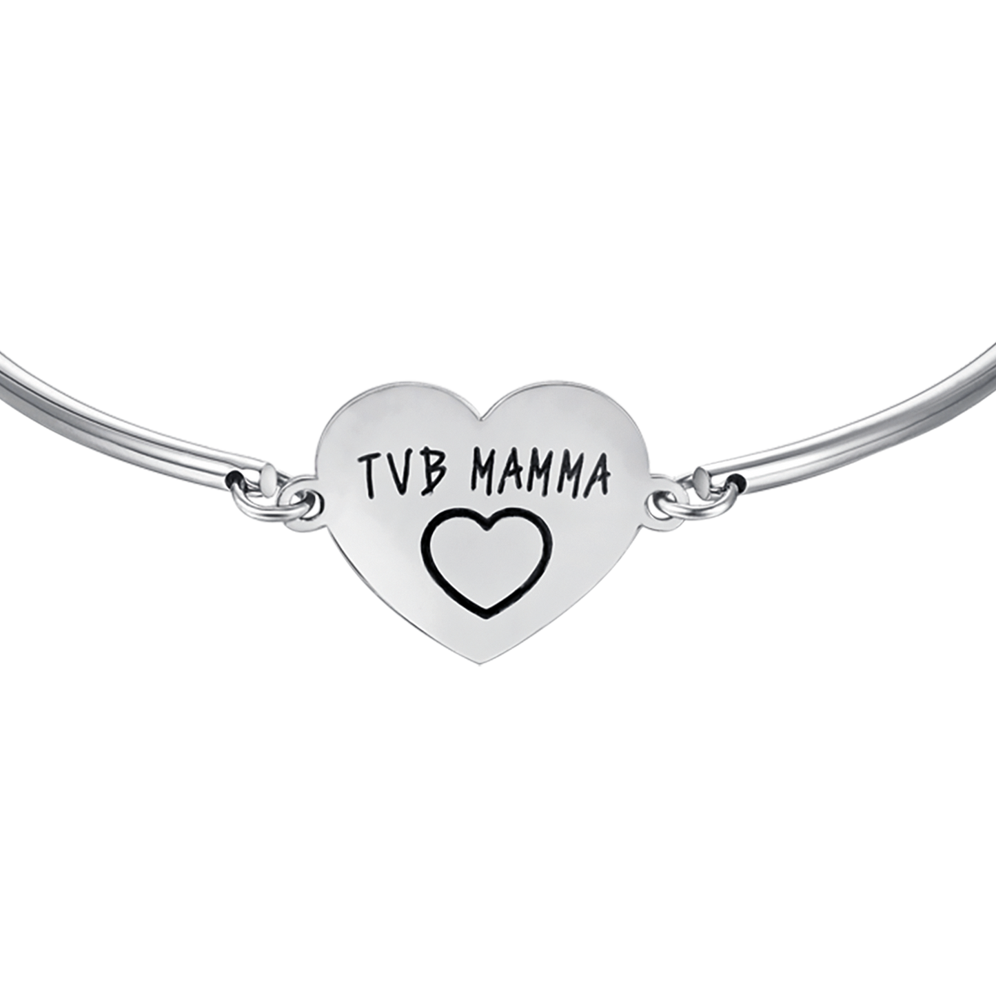 STAHLARMBAND FÜR DAMEN MIT TVB MUM-AUFSCHRIFT