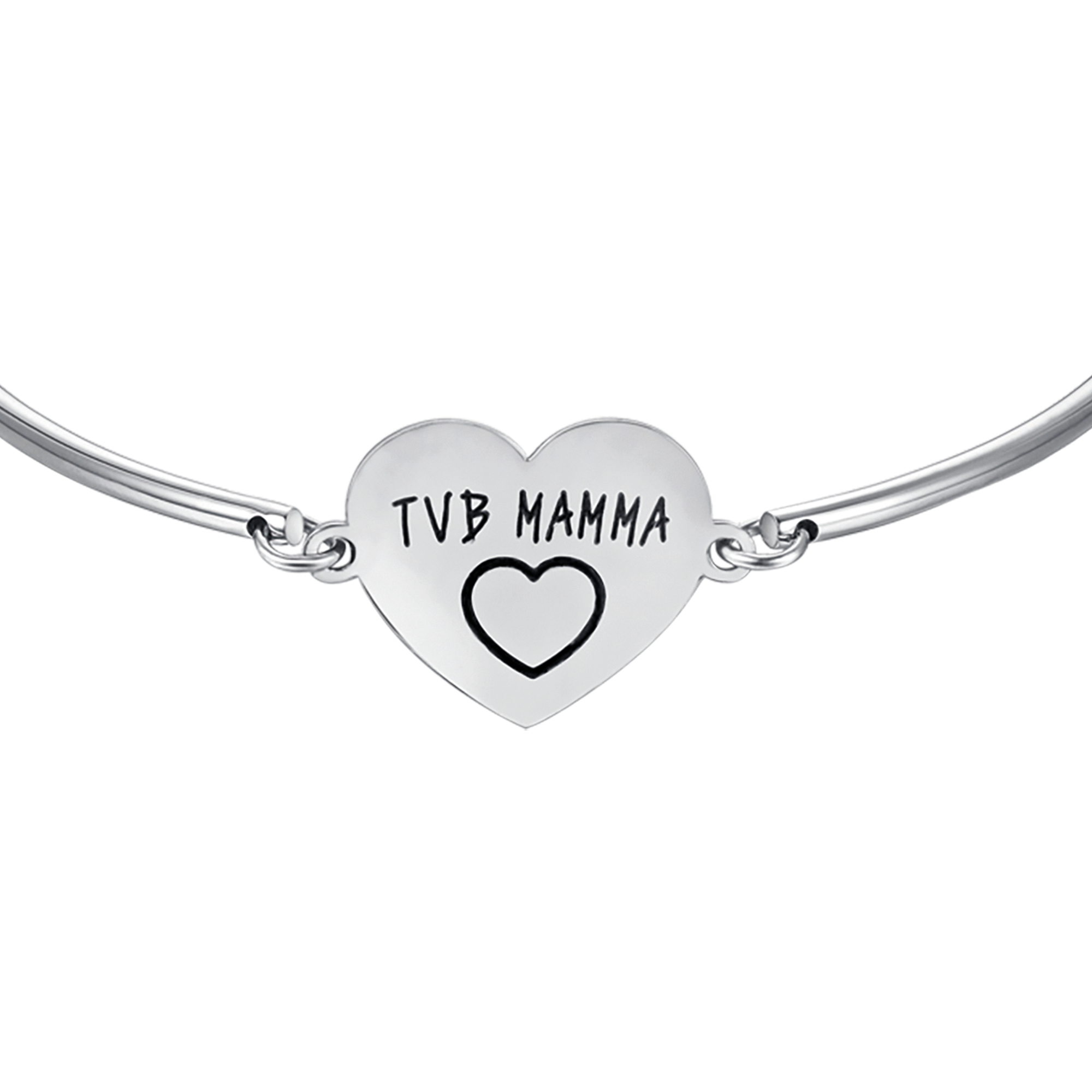 STAHLARMBAND FÜR DAMEN MIT TVB MUM-AUFSCHRIFT