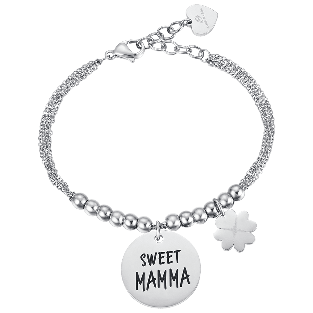 SWEET MOM WOMAN'S STEEL BRACELET Luca Barra