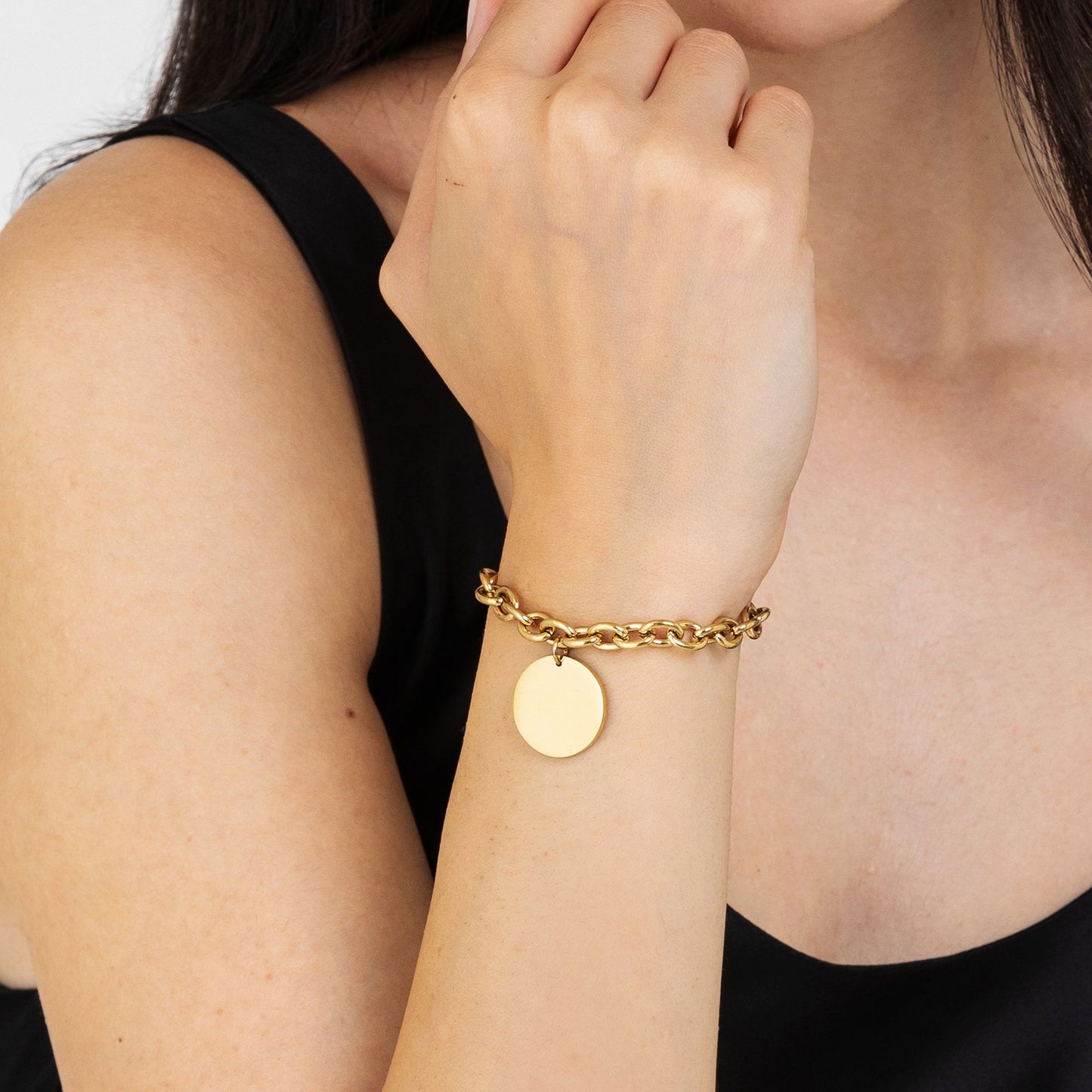 PERSONALISIERTES STAHLARMBAND FÜR FRAUEN