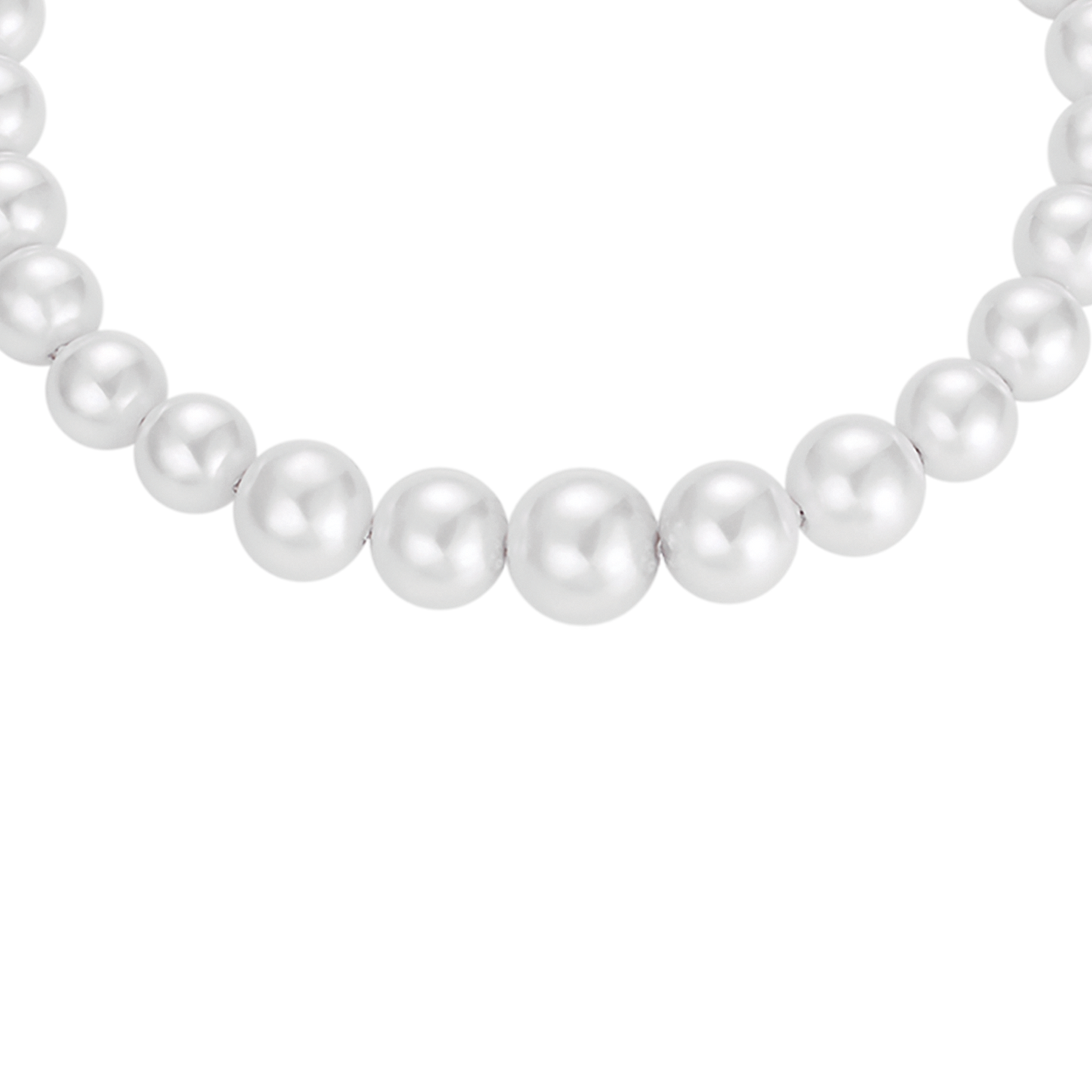WEISSES PERLENARMBAND FRAUEN