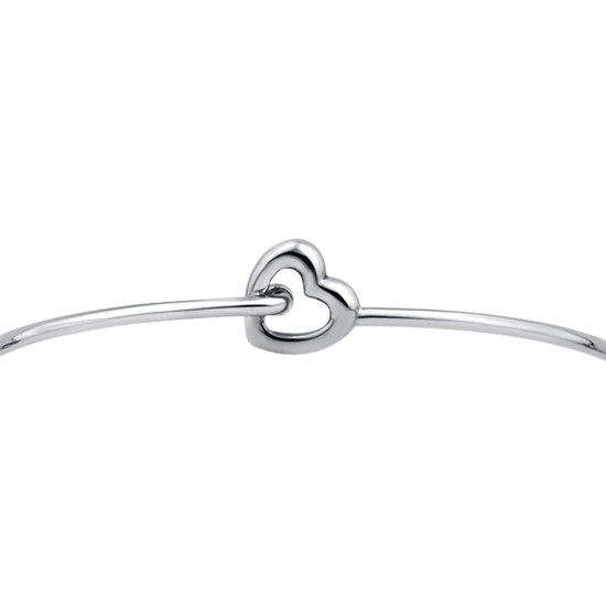 PERSONALISIERTES HERZARMBAND AUS STAHL FÜR FRAUEN