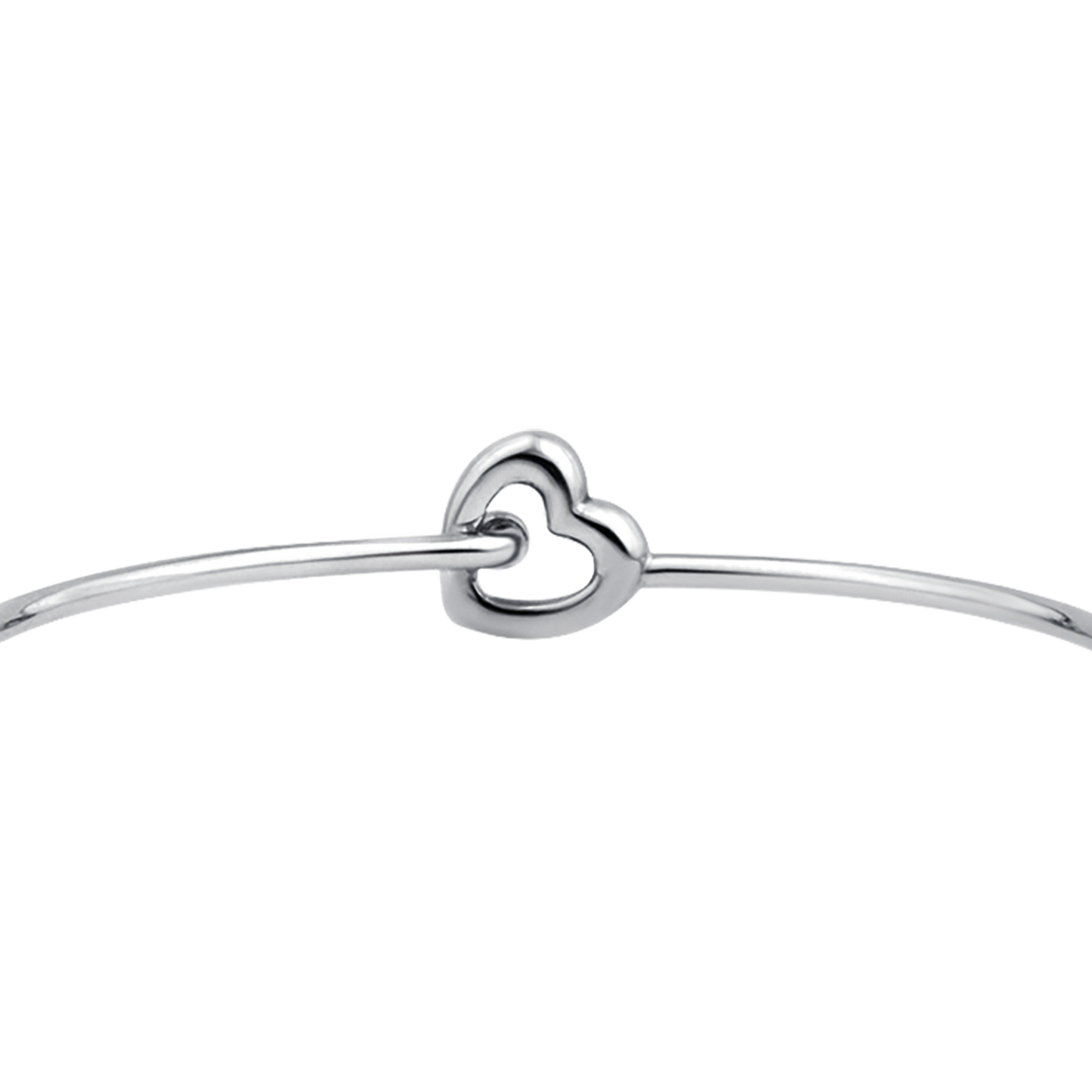 PERSONALISIERTES HERZARMBAND AUS STAHL FÜR FRAUEN