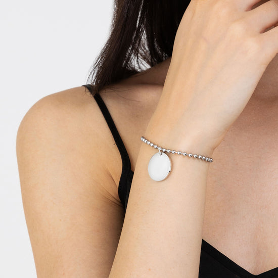 PERSONALISIERTES DAMENARMBAND AUS VERGOLDETEM STAHL