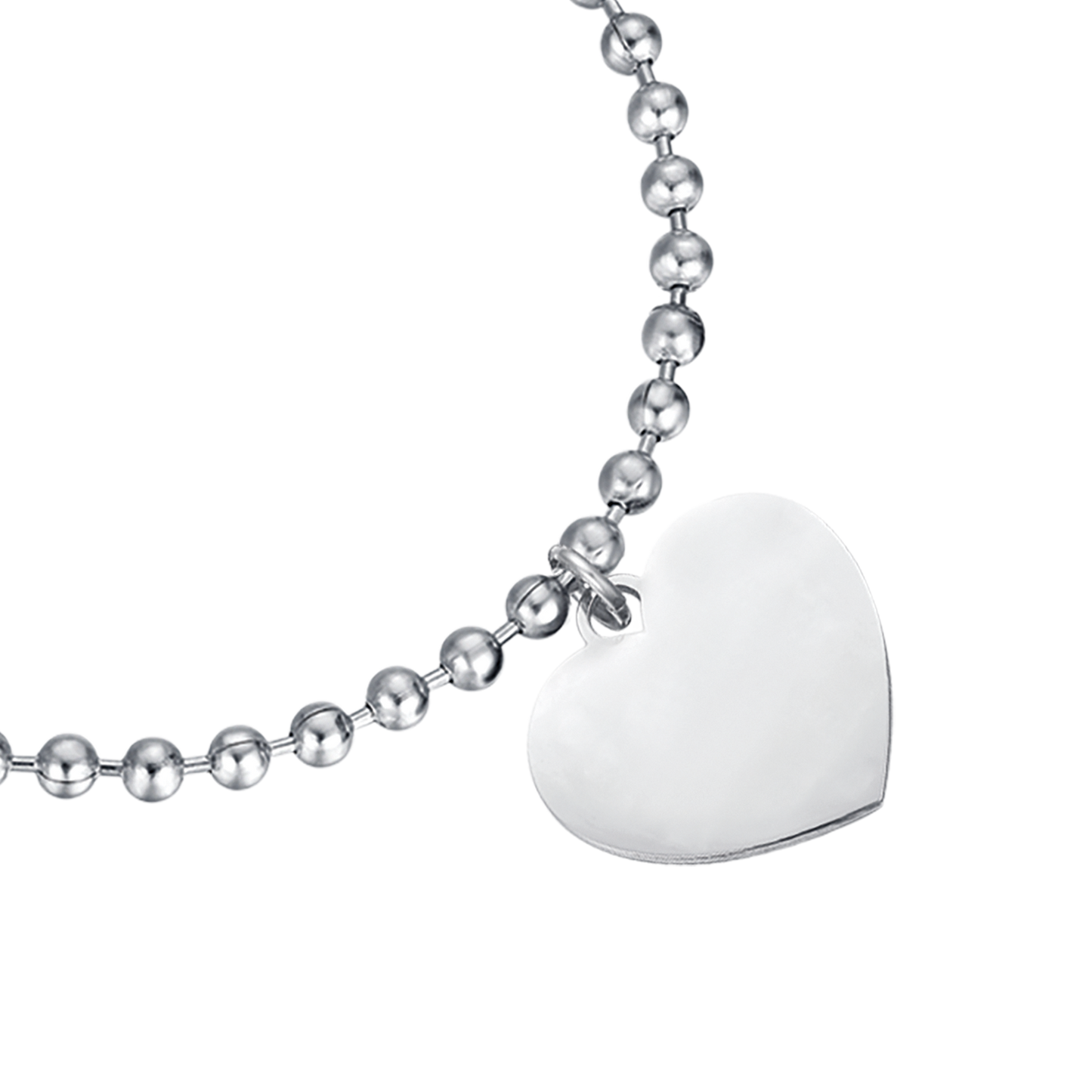 PERSONALISIERTES STAHLARMBAND FÜR FRAUEN MIT HERZEN