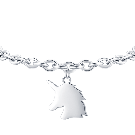 STAHLARMBAND FÜR FRAUEN MIT EINHORN