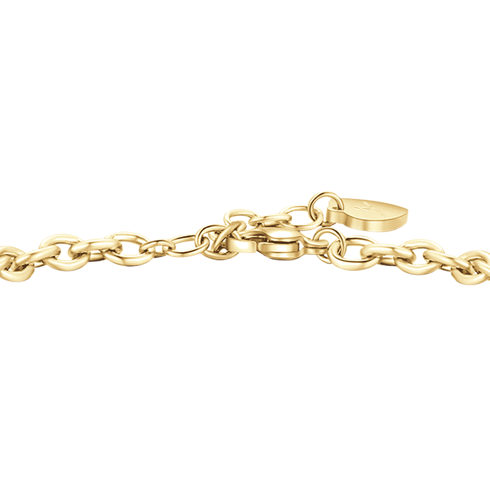 DAMENARMBAND AUS VERGOLDETEM STAHL MIT FLÜGEL
