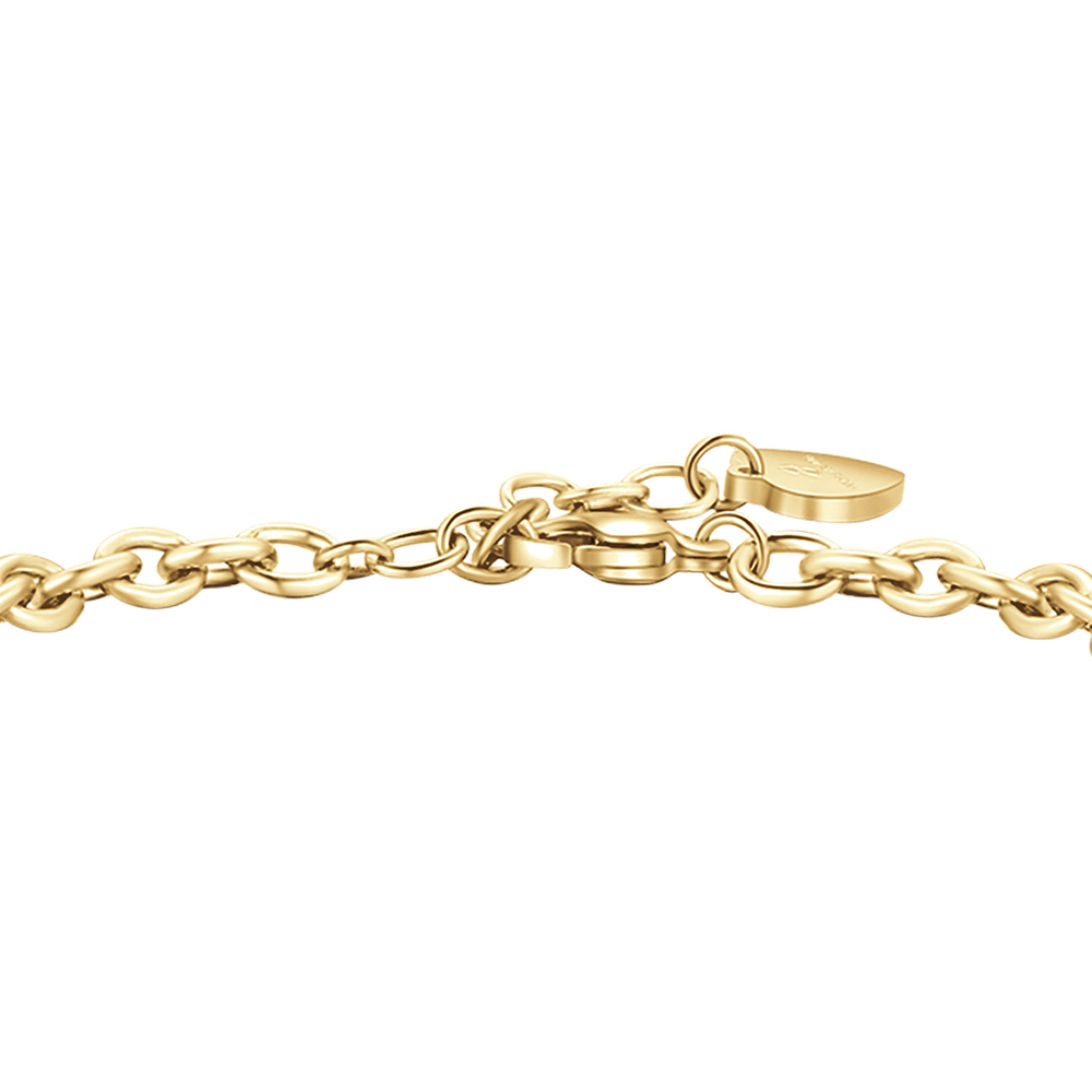 DAMENARMBAND AUS VERGOLDETEM STAHL MIT STERN