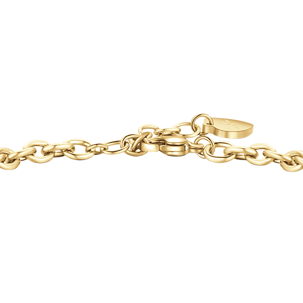 DAMENARMBAND AUS VERGOLDETEM STAHL MIT SCHMETTERLING