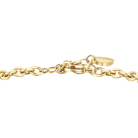 DAMENARMBAND AUS VERGOLDETEM STAHL MIT BLITZ