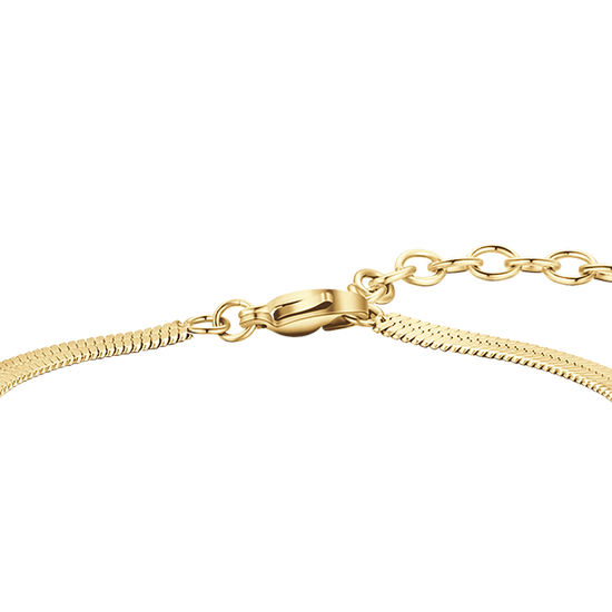 DAMENARMBAND AUS VERGOLDETEM STAHL