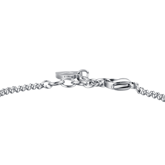 IP GOLD STAHL DAMEN ARMBAND MIT HERZEN IN VERSCHIEDENEN GRÖSSEN
